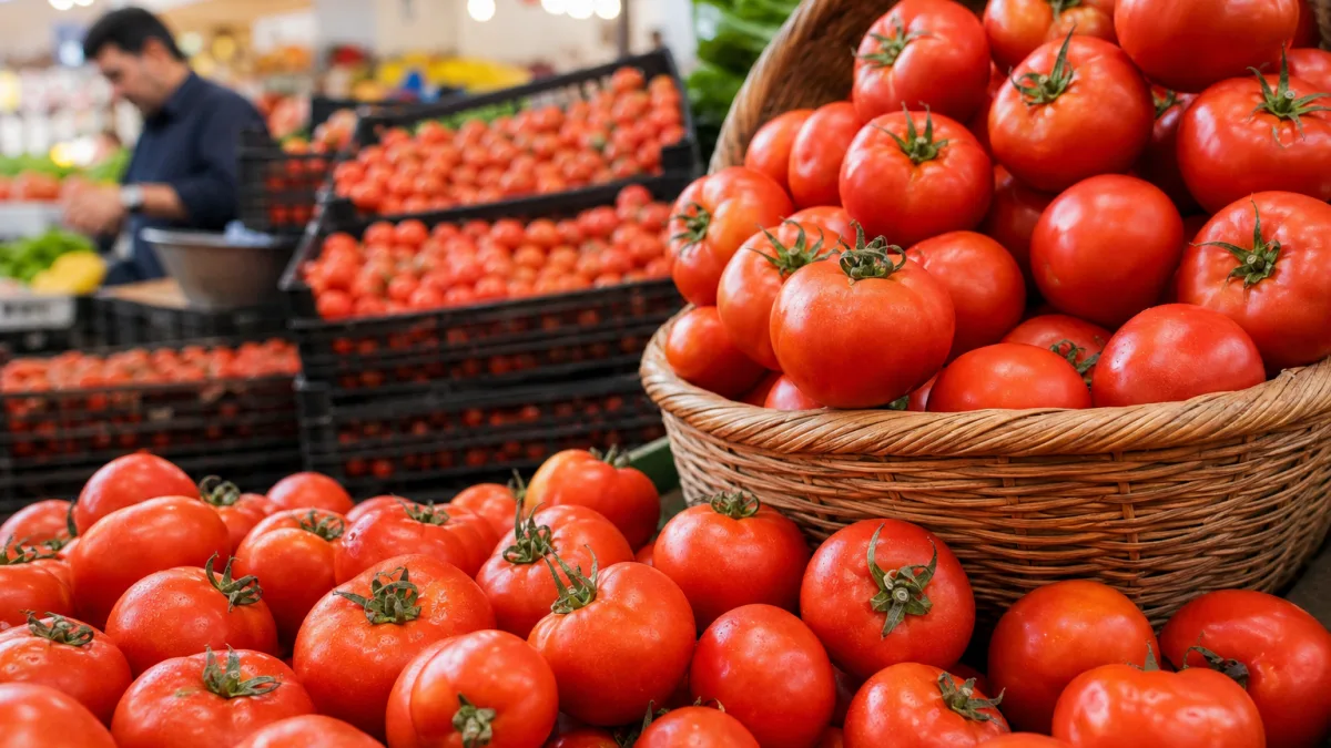 راهنمای قیمت روز گوجه فرنگی مشهد
